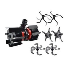 예초기 부품 로타리 고랑 텃밭 밭갈기 잡초 구굴 쟁기, 제초 바퀴 1쌍