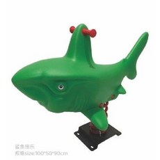 스프링 흔들말 캠핑장 놀이터 놀이기구 유치원 시소, 상어 2