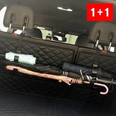 카니발 우산걸이 트렁크 차량 걸이 듀얼 수납 3단 우산, 상세페이지 참조, 1개