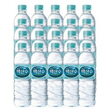 농심 백산수 500ml X 20병 안전한 미네랄워터, 20개