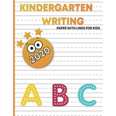 kindergart writing paper with lines for kids: handwriting practice blank paper for kids handwriting... Paperback, Independently Published