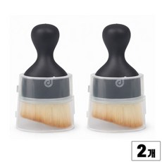 도아 2세대 다용도 미니 브러쉬 청소솔 노트북 책상 차량 실내청소 틈새먼지털이, 블랙, 2개