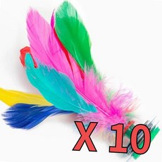 유아 어린이 민속 전통놀이 무지개 제기차기 제기놀이 10p세트 민속놀이교구