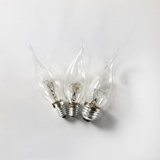 별표 백열램프 프레임 촛대구 60W E14 E17 E26, 전구색(노란빛), 별표프레임촛대구60W(E17), 1개