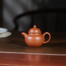 原礦朱泥刻繪掇球紫砂壺210ML, 1個, 1L, 朱泥刻繪掇球210ML:210ML