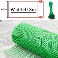 메쉬 12mm 정원 울타리 안전 그물 발코니 고양이 안티 떨어지는 Windows 플라스틱 Leakproof 키즈 계단 보호, Length 2m, [11] Width 0.8m-Green, 1개