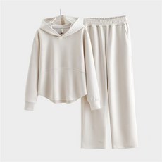 소율 베이직 무지 여성 후드세트