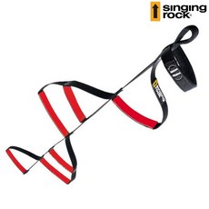 Singing Rock Jacob 超輕六階繩梯 C2150BY 紅/黑, 1個