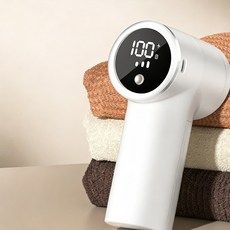 Eabei 휴대용 충전식 보풀 제거기 USB, 화이트, HS-002