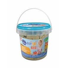 双美生活文創 3Q魔法動力沙 超值綜合組 1KG桶裝 19款模具 沙盤 2kg原色沙, 1個, 3Q魔法動力沙：1KG桶裝NEW