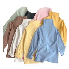 [유] 아동 부드러운 피치 기모 폴라티 90~140 size