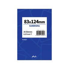 게임올로지 플레이트 카드 슬리브 프로텍터 83x124 30매 1개
