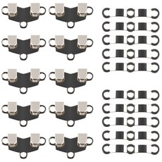 바지후크 마이깡 바지걸고리 훅 아이 10쌍 (암.수 세트), 1개, 이단마이깡-니켈10쌍