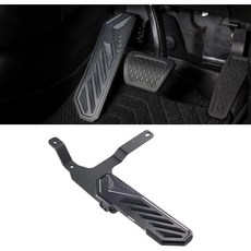 2007-2026 지프 랭글러 글래디에이터 데드 페달 발 받침대 미끄럼방지, 2018년-2025년