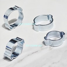 MK RUBBER 양귀 호스밴드 호수반도 밴드 압착, 10개, 7mm-9mm