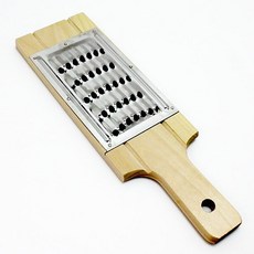 小柳產業 手作木柄 蜂巢野菜刨絲板 [偶拾小巷] 日本製, 1個, 木色