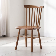 퍼니인어스 토토체어 원목 식탁의자 예쁜 디자인 체어 카페 커피숍 의자, 월넛, 1개