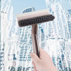 더미베어 화장실 욕실 각도조절 만능집게 물기 제거기 청소솔 스퀴지, 갈색, 1개