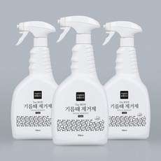 가성비가브랜드다 뿌리는기름때제거제 대용량 / 주방 후드 가스렌지 오븐 청소세제, 3개, 900ml