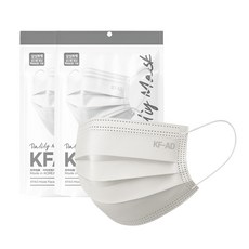 가드데이 비말차단 덴탈 일회용 마스크 대형 KF-AD, 50개입, 2개, 흰색