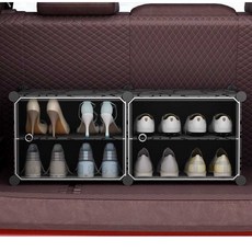 트렁크수납함 차량 정리 자동차 쏘렌토 다용도 트렁크, A. 44x32x34cm, A. 자동차 신발 랙 2층