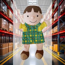 입안벌어지는 손인형 1개 공연 가족구성 동화책 봉제 동화인형극 역활놀이