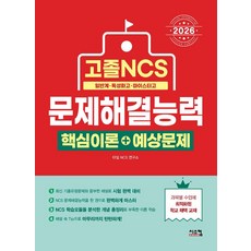2026 고졸 NCS 문제해결능력 핵심이론+예상문제:일반계 특성화고 마이스터고, 2026 고졸 NCS 문제해결능력 핵심이론+예상문제, 타임 NCS 연구소(저), 시스컴