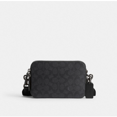 黑色緹花休閒包 輕巧方便 多層收納 時尚百搭