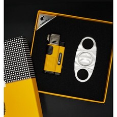 崇德店 防風三火打火機配件套裝 具剪刀 禮盒裝