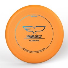 創意耐用【1707人好評】175g專業極限飛盤戶外運動飛盤健身飛碟軟兒童迴旋訓練成人比賽 LLUE, 專業LOGO橙色, 1個