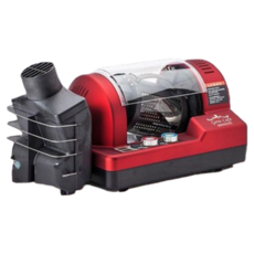 Gene Cafe 3D 熱風式咖啡烘豆機 附加大型排煙盒, 紅色