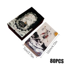 女巫卡塔牌屋 Secret Mirrow Tarot 祕鏡塔羅牌帶說明書桌遊卡牌 12x7cm naitw, 塔羅牌