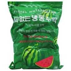 씨없는 냉동 수박 다이스, 1개, 1kg