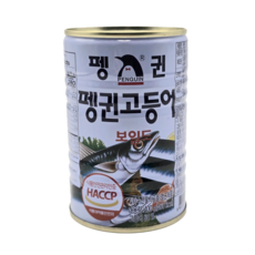 펭귄 고등어 통조림, 400g, 9개