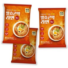 빼빼곤약 59kcal 발효곤약라면 매운맛 214g, 3개