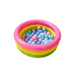 兒童充氣游泳池 家用加厚嬰兒戲水池, 60 彩虹泳池, 1個