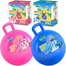 NEW로보카폴리 통통볼 점핑볼 유아짐볼 호핑볼, 2.폴리 통통볼, 1개