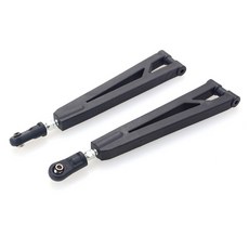 2pcs 후면 상단 서스펜션 암 8162 1/8 ZD 레이싱 08423 9021 RC 업그레이드 부품 예비 액세서리, 검은색