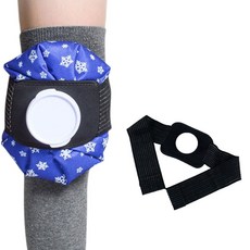 어디서나 편하게 휴대용 얼음주머니 + 고정 밴드, 얼음주머니 고정밴드만, 1개