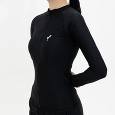 이츠라이프 우먼 스탠다드핏 래쉬가드 집업