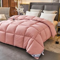 인조 털 이불 성급 호텔 부드럽고 푹신한 싱글풀 사이즈 가을봄용 누빔, 16. 라이트 그레이