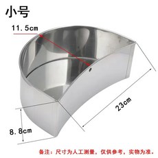 不銹鋼砧板圍擋防飛濺, 1個