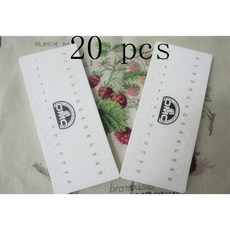 크로스 스티치 빈 DMC 스레딩 보드 스레드 정리함 30 홀 두꺼운 흰색 카드 액세서리, 1) with numbers 20pcs