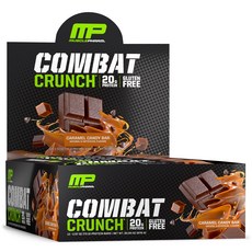 MUSCLEPHARM 戰鬥無麩質蛋白棒, 焦糖糖果吧, 12入