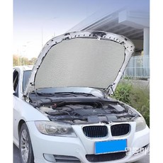 보닛 방음재 자동차 엔진룸 방음 매트 본넷 접착식 흡음재, 검은색/두께10mm/1mx1.5m, 전체 차량, 1개