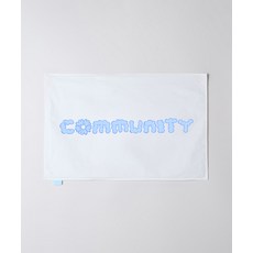 SPAO l 999HUMANITY플러피그래픽베개 커버L 블루SPAWG11U08 SPAWG11U08, [51]LIGHT BLUE, FREE[999]