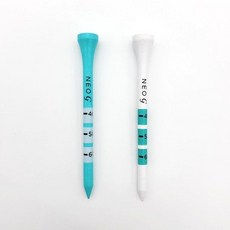 네오지 3단 높이 조절 우드 골프티 세트 20P, 혼합색상 83mm