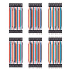JK 브레드보드 점퍼선 점퍼 케이블 40P 10cm 암암 암수 숫숫 아두이노 40가닥 DIY 와이어, 1세트 1세트