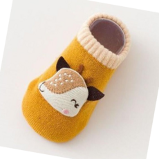 신생아아기양말 유아 아가 아기 예쁜 동물 입체 덧신 양말 사슴