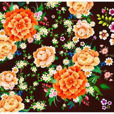 蝶谷巴特餐巾紙 藝術紙, 1個, 22.5x22.5, 黑色花布, 22.5x22.5, N/A